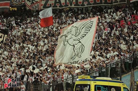 جماهير الزمالك بالمدرجات  (5)