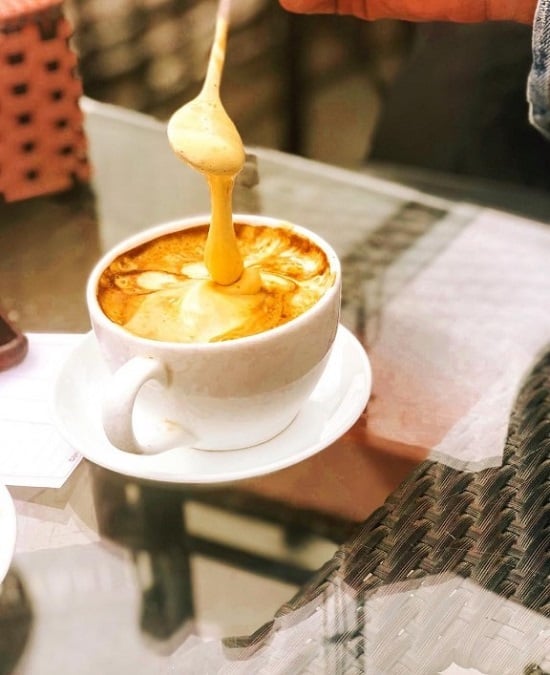 طريقة عمل قهوة البيض