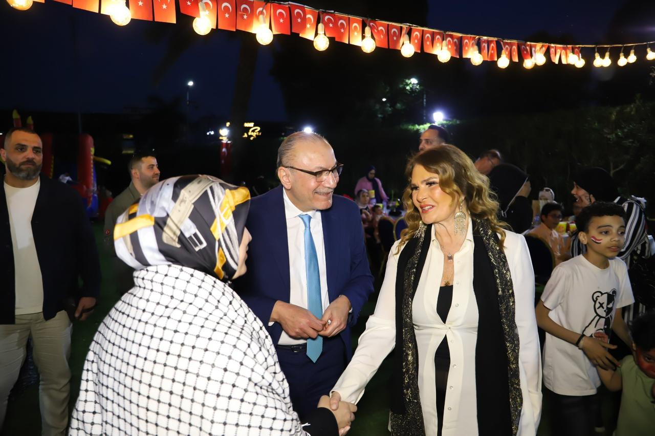 حضور الفنانة يسرا للاحتفال