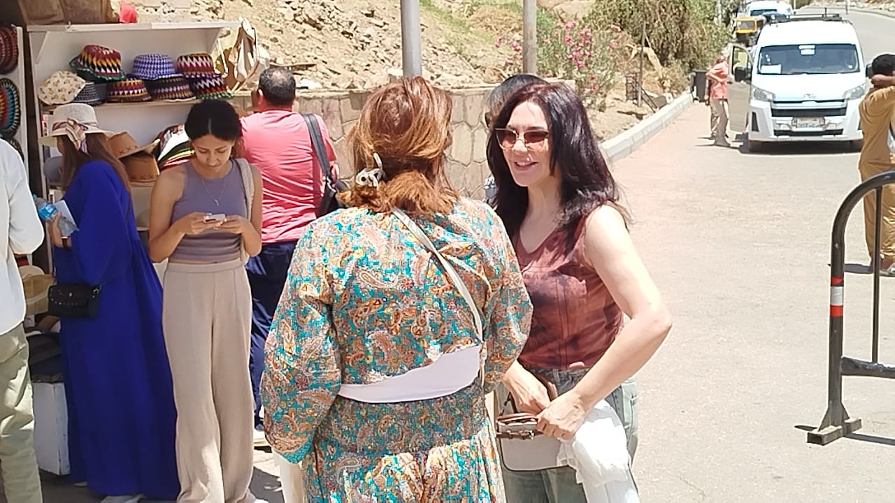 سلاف فواخرجي في معبد فيلة