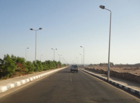 تطوير الطرق الداخلية فى دهب