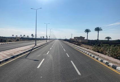 رفع كفاءة الطرق بميدان الفيروز