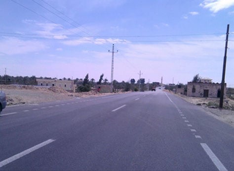 رصف الطرق فى جنوب سيناء