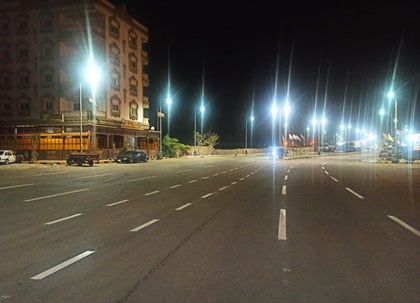 تطوير الطرق فى بورسعيد