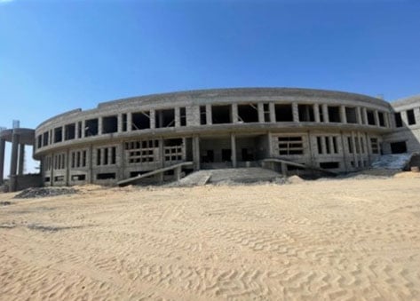 مبني سوق السمك بمدينة العريش