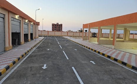 إنشاء سوق تجاري  بالشيخ زويد