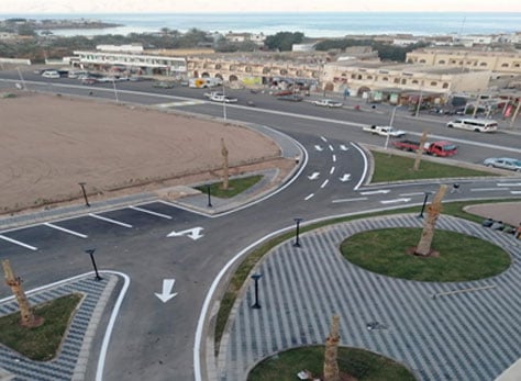 تطوير الميادين فى مدينة دهب