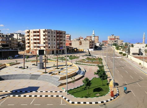 تطوير الميادين فى العريش