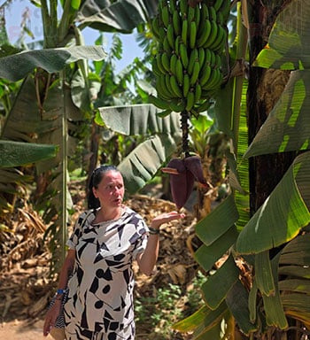 استمتاع-أجنبية-فى-جزيرة-الموز-بالأقصر