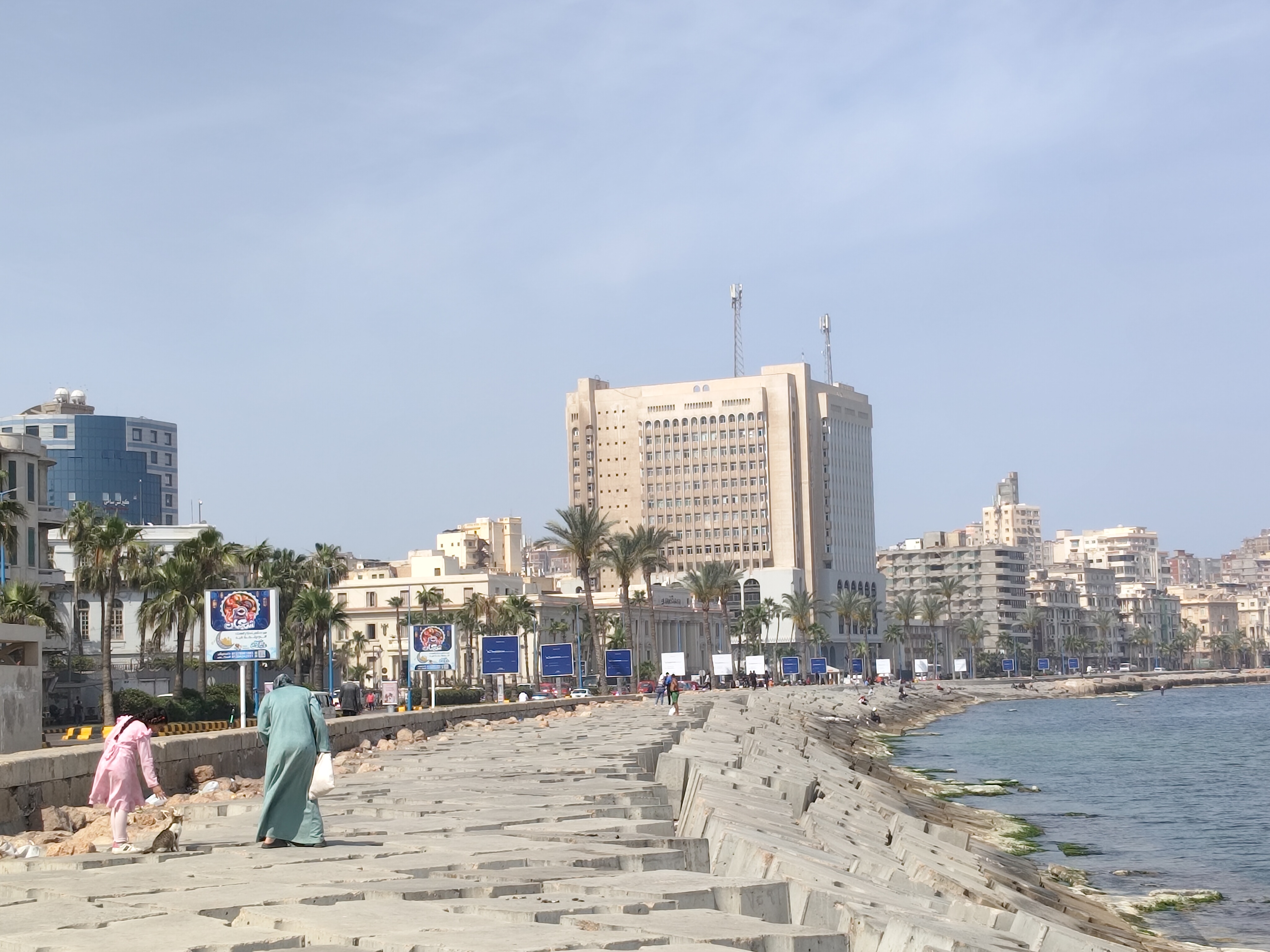 كورنيش الإسكندرية اليوم