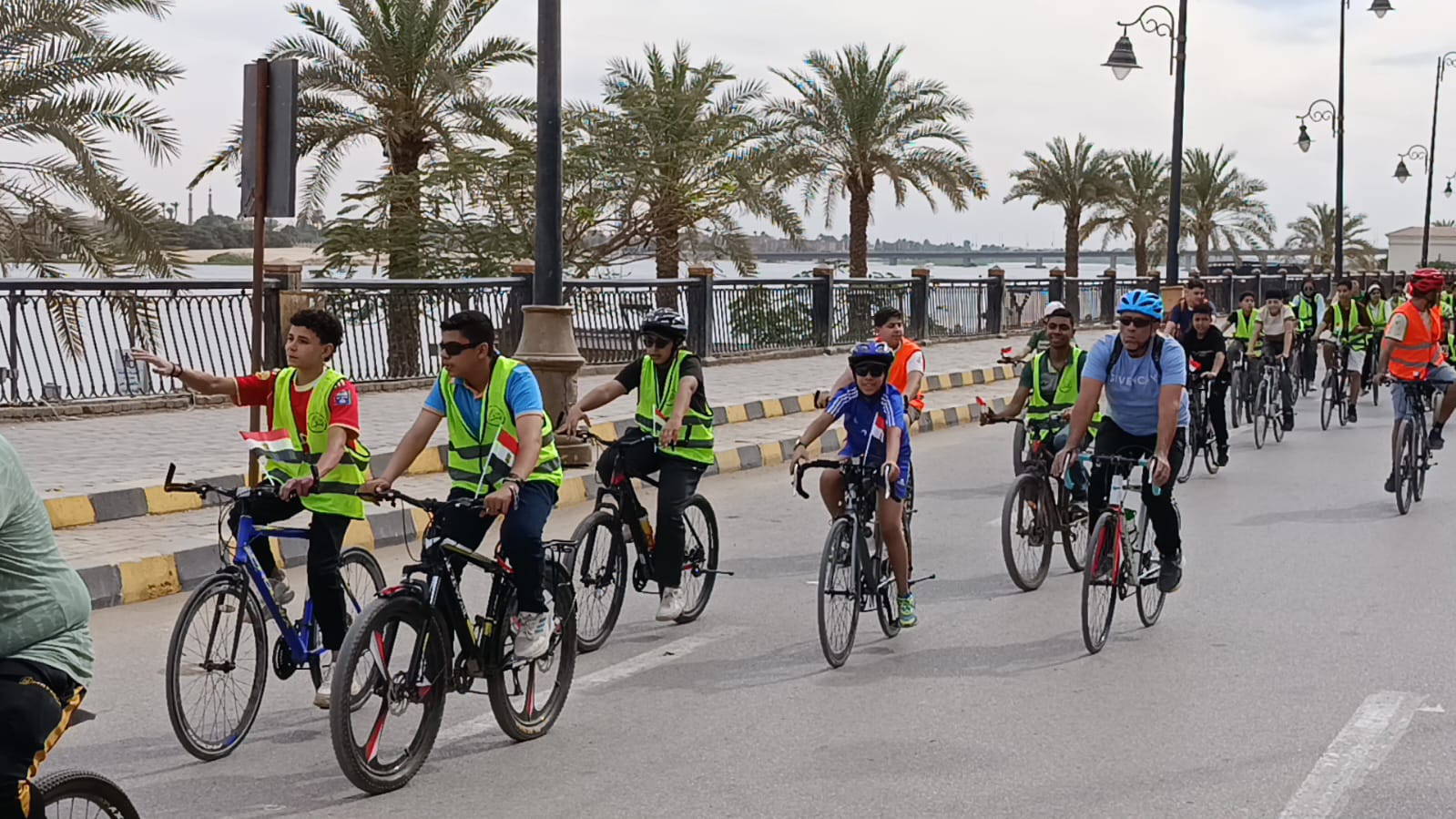 ماراثون دراجات ببنى سويف