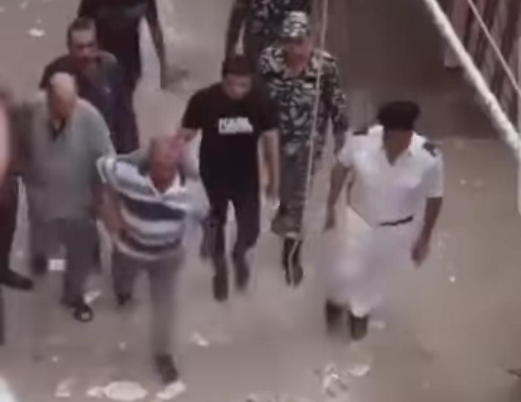 اثناء القبض على المتهم