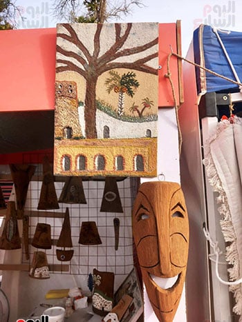 لوحة فنية من الرمال