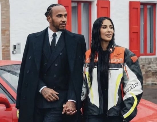 كيم كارداشيان مع حبيبها لويس