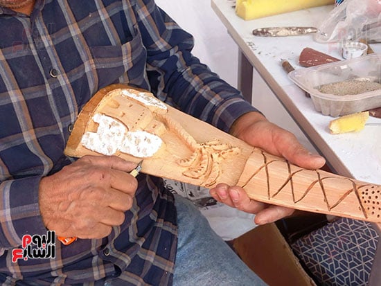 محمد سعد ينحت