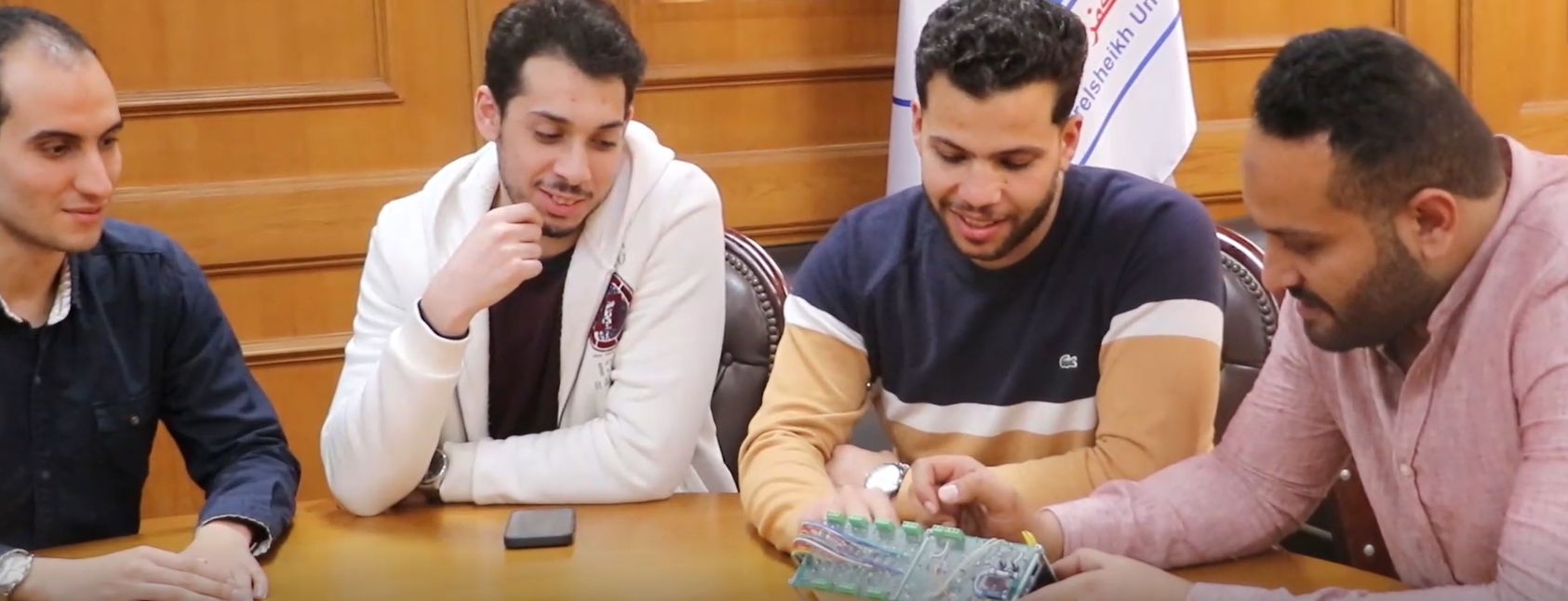 جانب من الطلاب