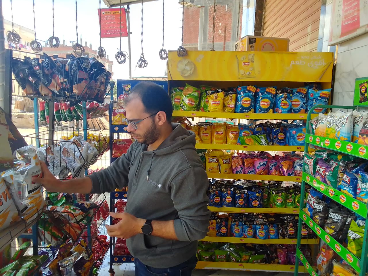 حملة تموينية على المحال التجارية