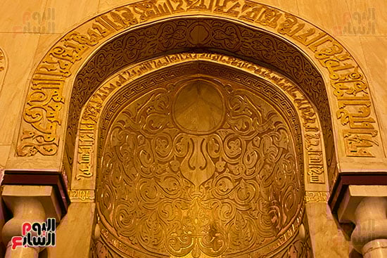 زخارف أعلي المحراب