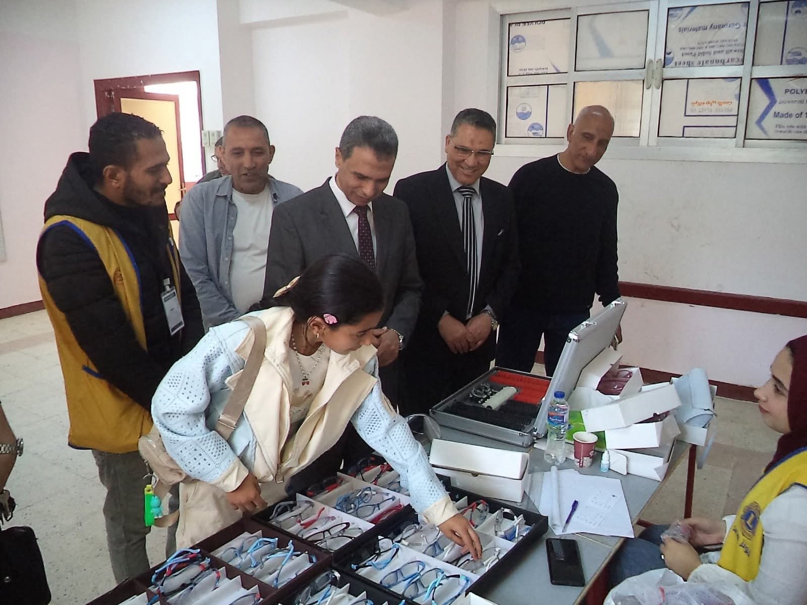 وكيل تعليم كفر الشيخ يتفقد المبادرة