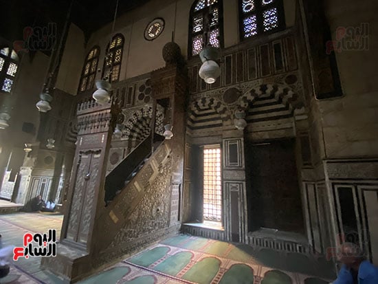 جانب من أيوان القبلة