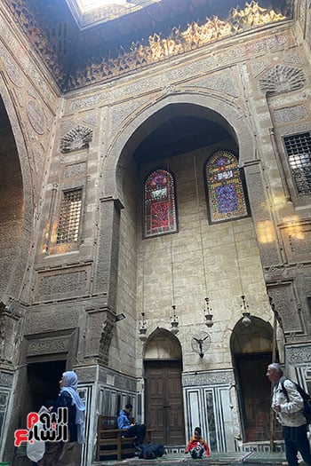 أحد جوانب المسجد