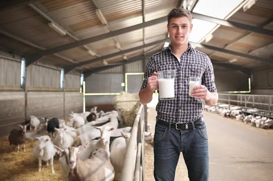 غسول الفم المصنوع من حليب الماعز