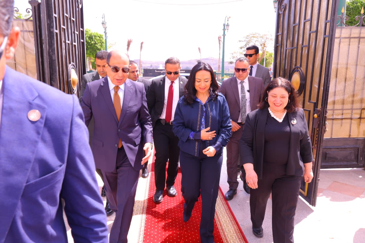 وزيرة التضامن تزور محافظة المنيا