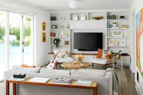 ترتيب غرفة المعيشة