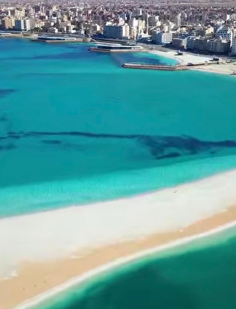 اطلالة شاطئ الغرام على مدينة مرسى مطروح