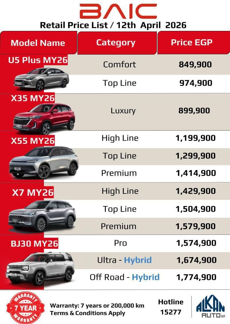 اسعار السيارة