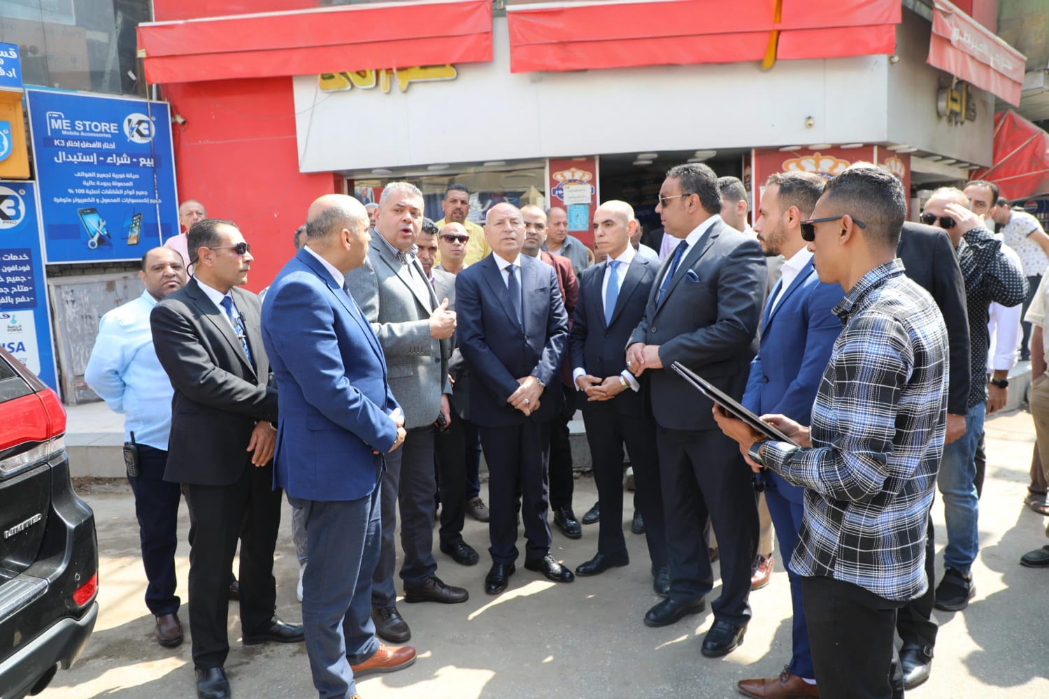 محافظ القاهرة يتفقد تطوير ميدان روض الفرج 