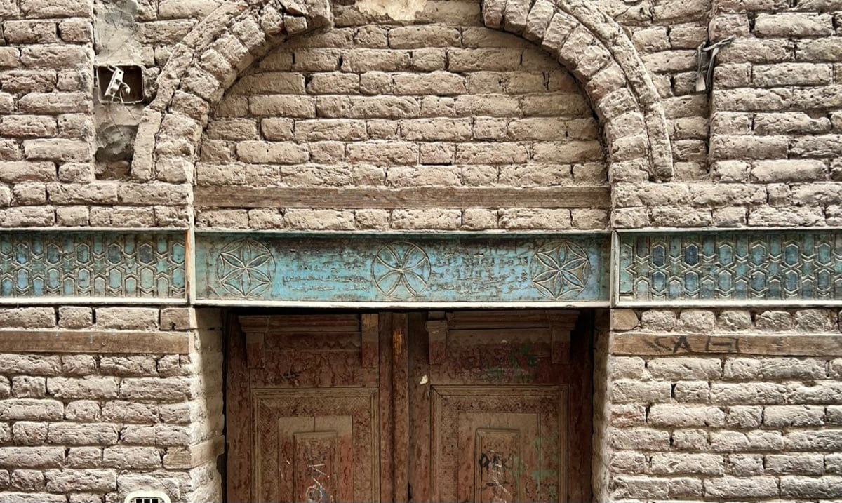 عتبة منزل في نقادة 