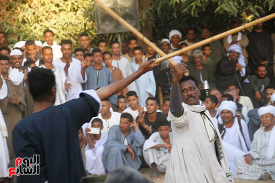 جانب من منافسات لعبة العصا