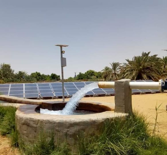 تشغيل ابار الزراعة بالطاقة الشمسية