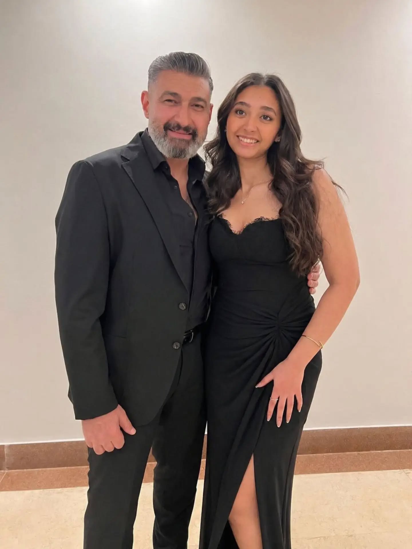 ياسر جلال وابنته قدرية