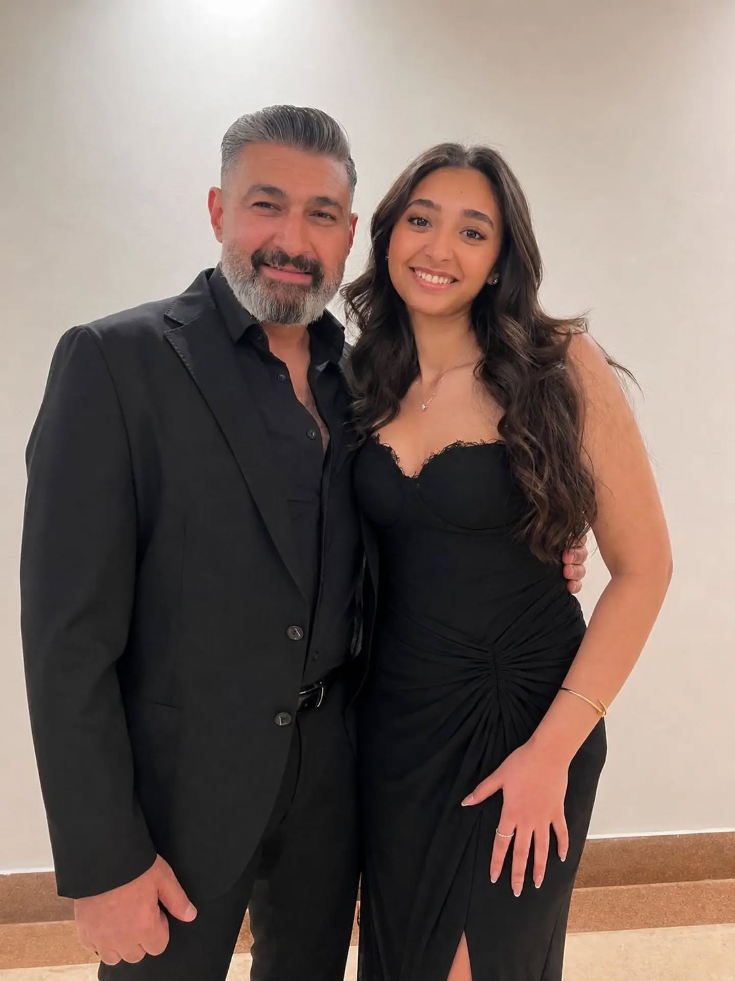 ياسر جلال وابنته قدرية