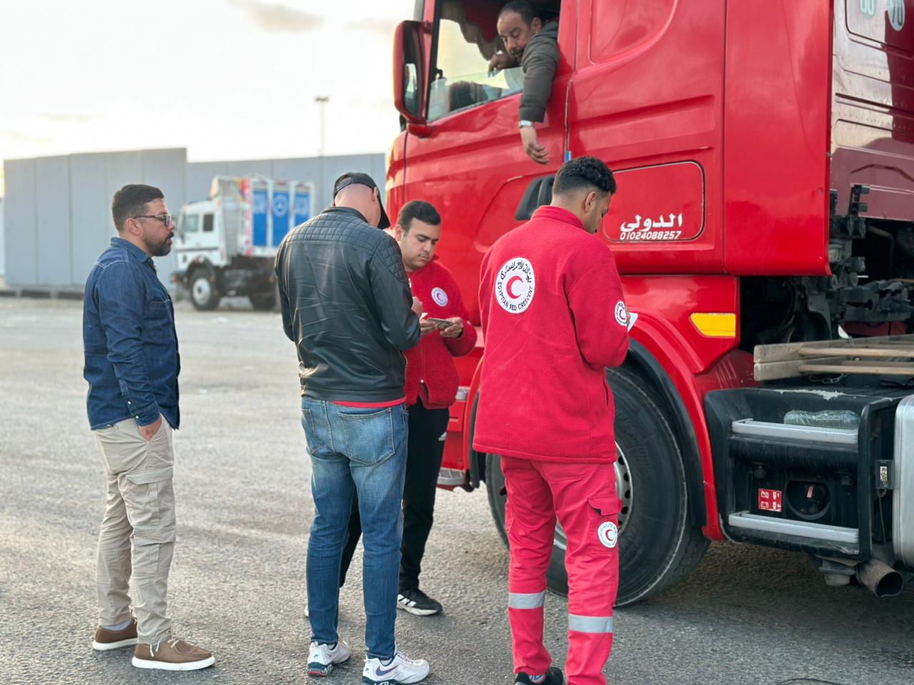 مساعدات مصر الى غزة