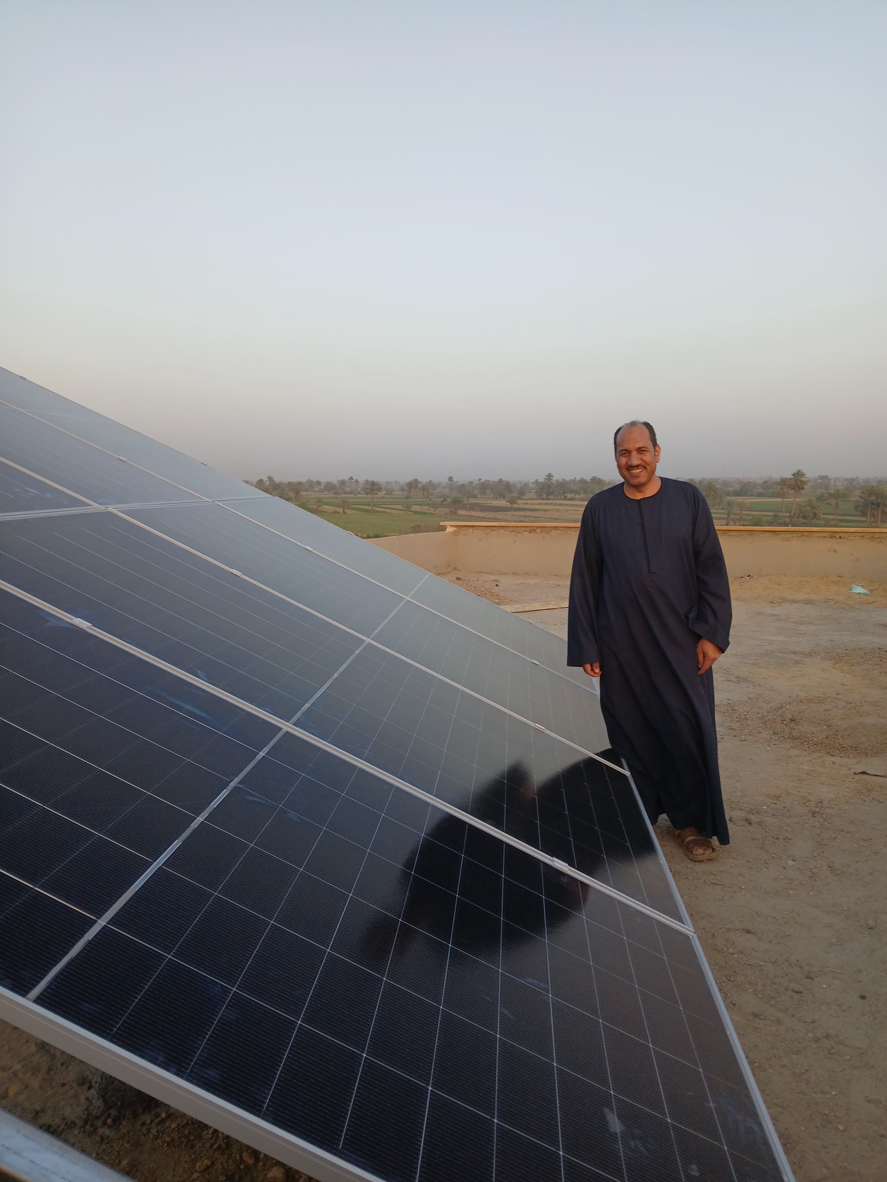 مسجد الأنوار المحمدية بملوى أول مسجد بالمنيا يعمل بالطاقة الشمسية