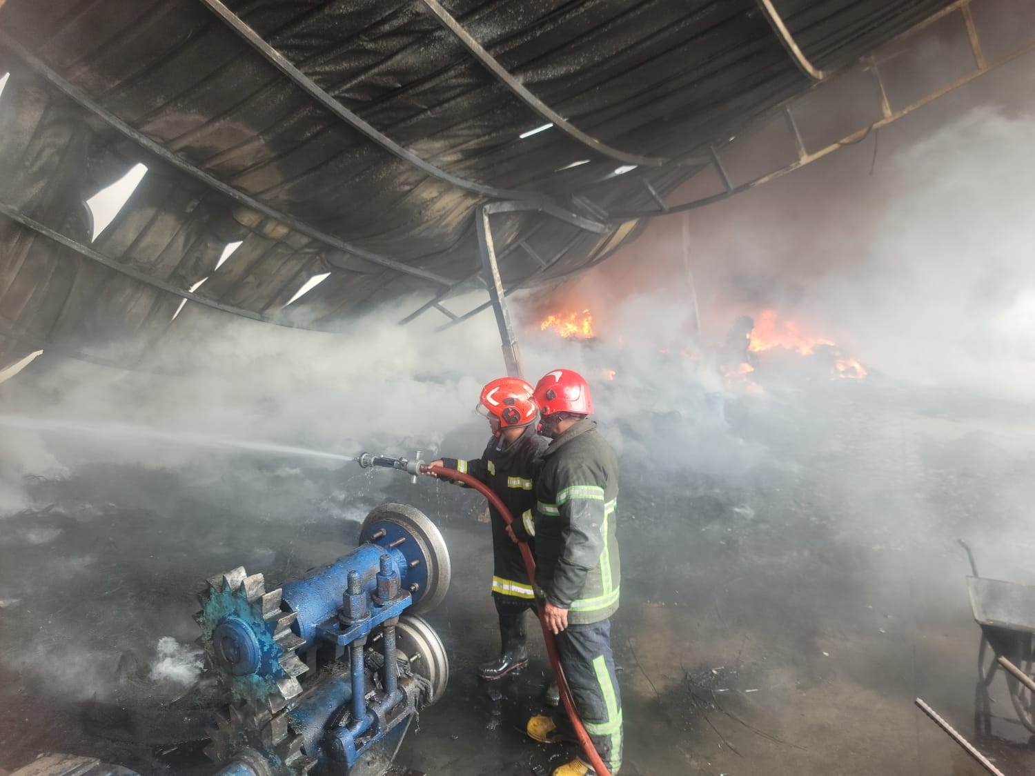 السيطرة علي حريق في العامرية الإسكندرية