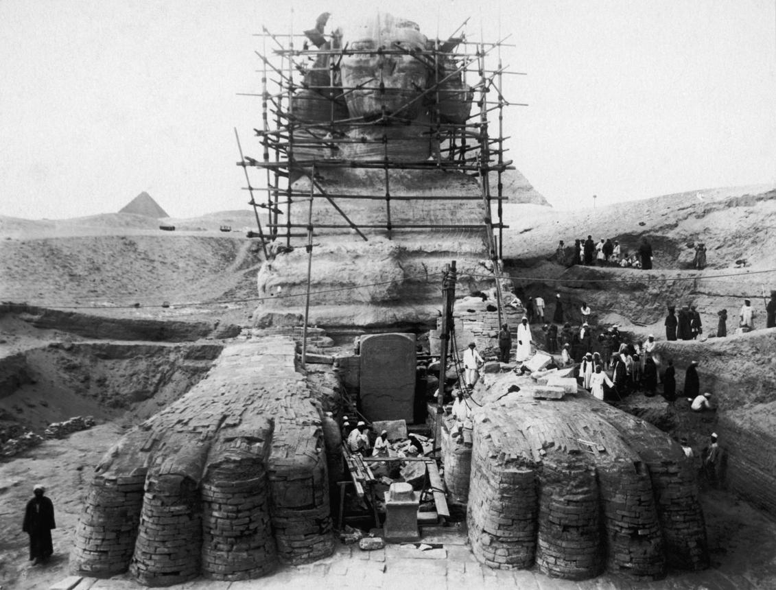 أبو الهول فى القرن العشرين