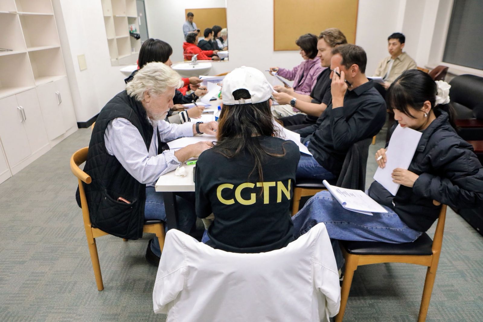 استعدادات تصوير الفيلم الصيني