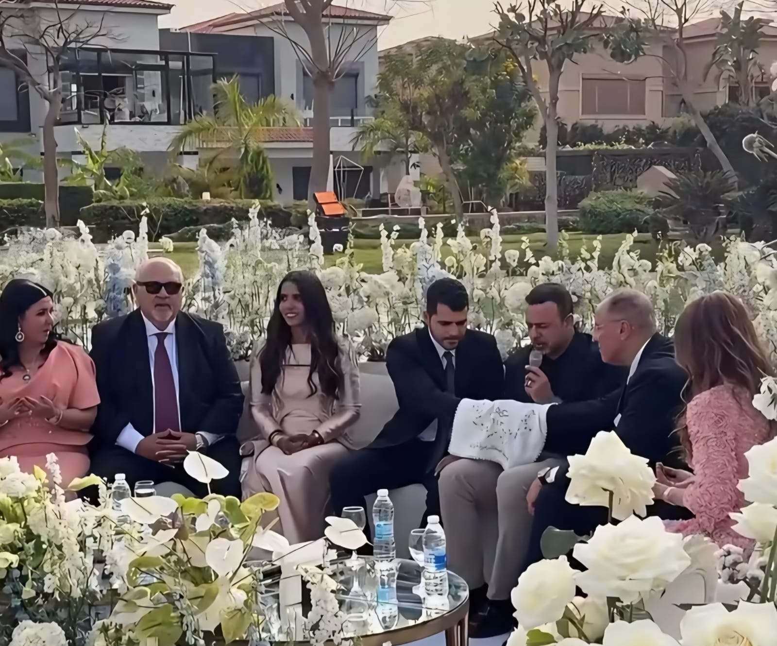 عقد قران ابنة المنتج محمد السعدى