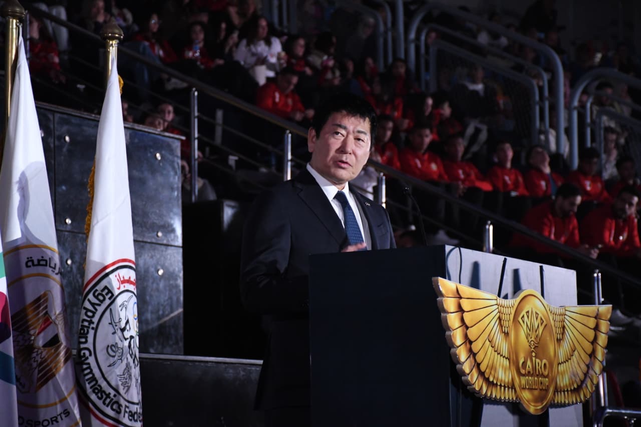 افتتاح بطولة الجمباز