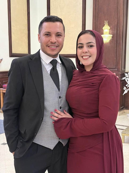 محسن البديوي وزوجته علا كمال