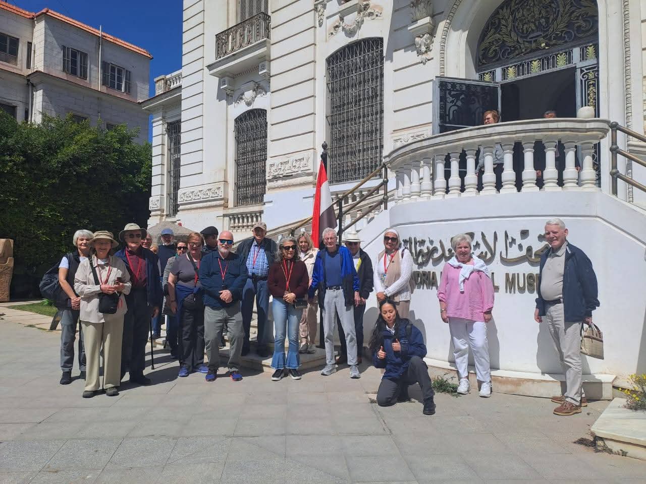 زيارات مختلفة بالمتحف القومى بالإسكندرية
