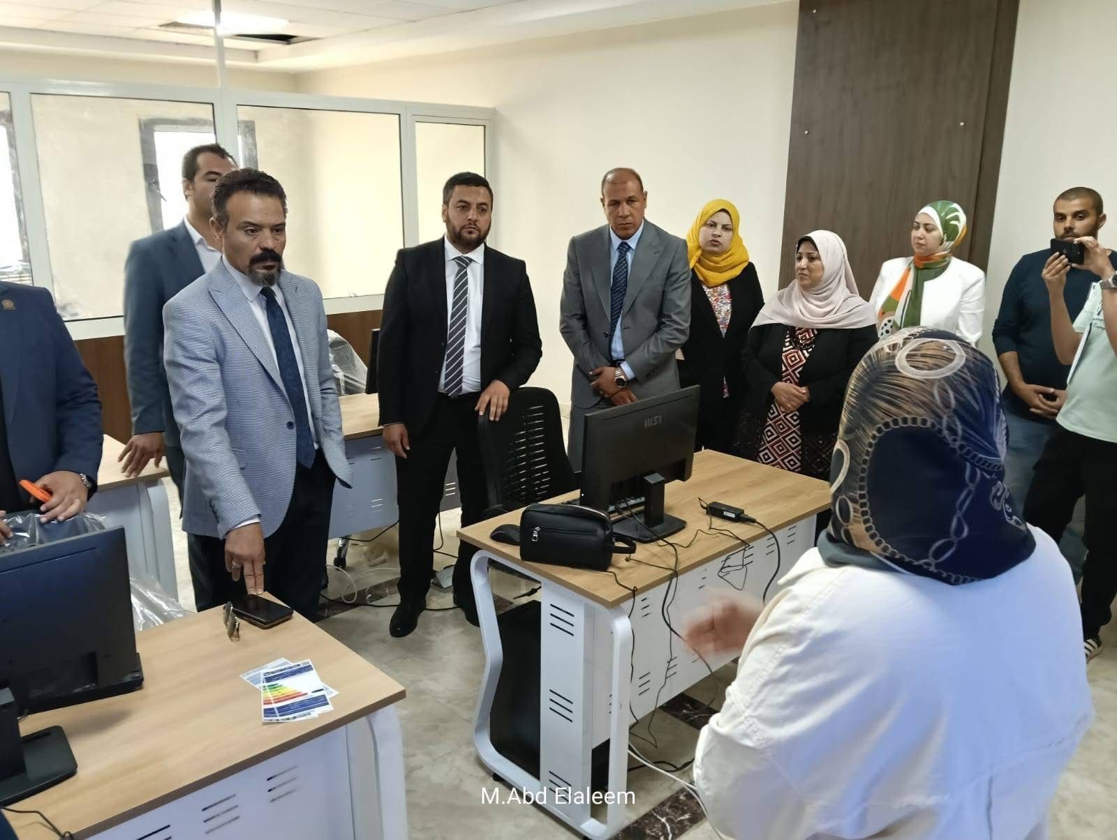 وفد من وزارة الإسكان يتابع أعمال التنفيذ