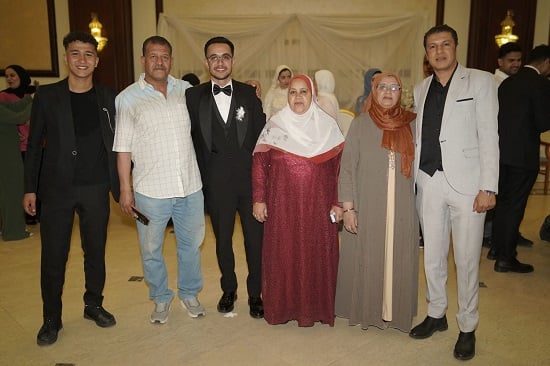 حفل زفاف مدحت وآية بمشاركة الأهل والأحباب