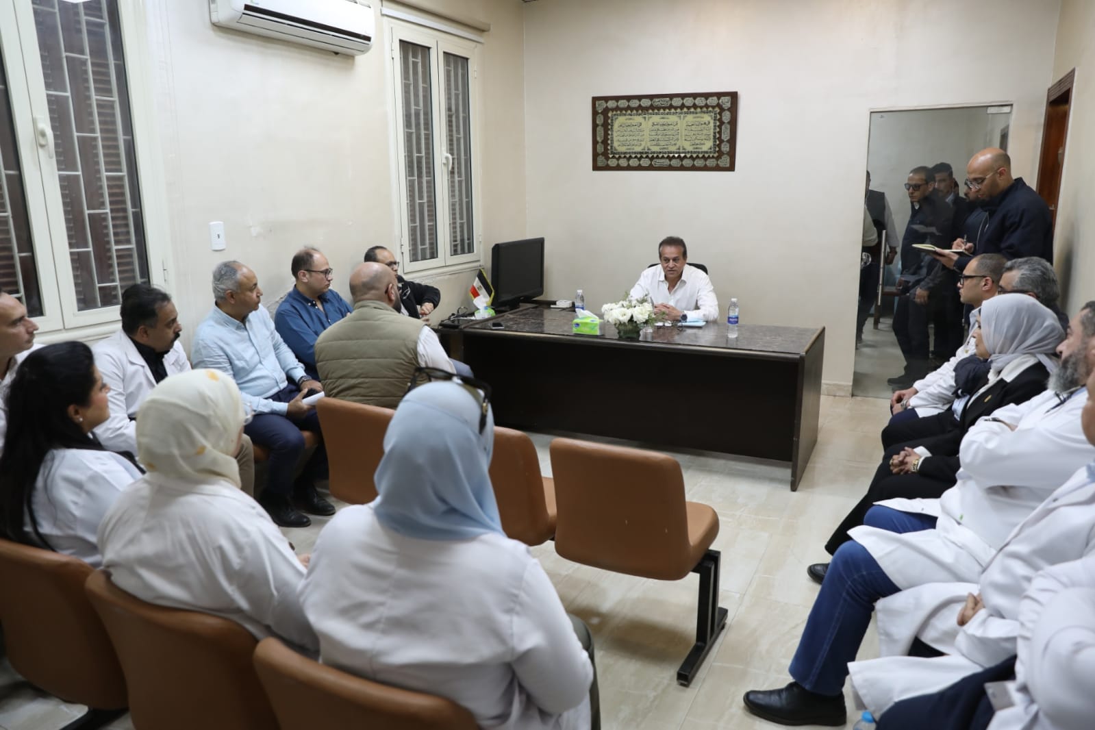 وزير الصحة يتفقد مشروع تطوير مستشفى أم المصريين (2)