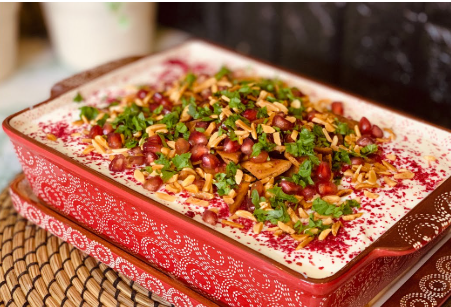 فتة مسخن دجاج