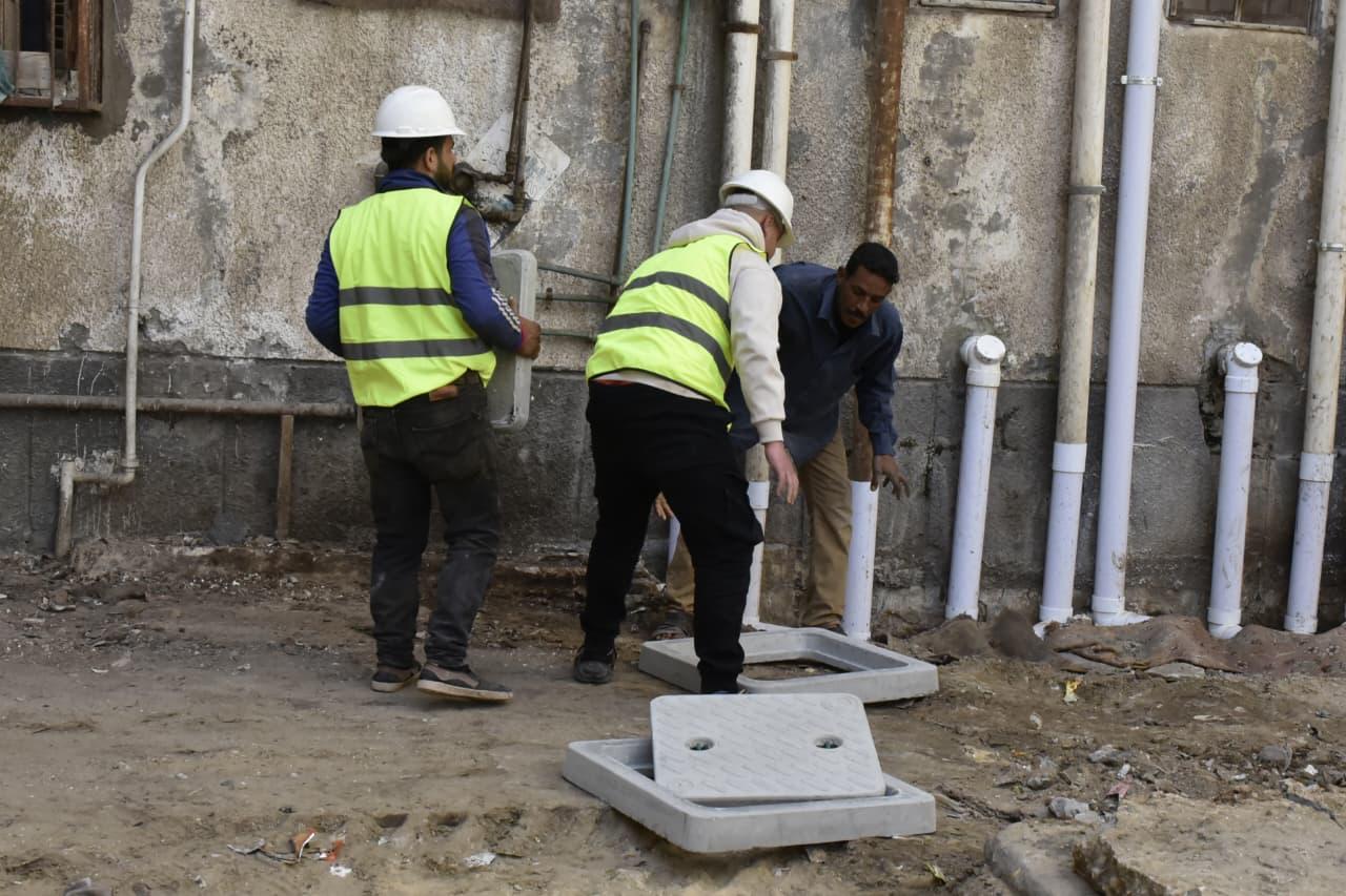 جانب من اعمال تطوير منطقة عمر